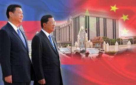 Prime Minister Hun Sen and China President Xi.