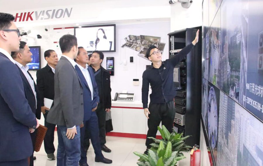 Mr. Seth led a delegation to study the latest technology in Xinjiang, Guangdong Province, Chian on May 13, 2019. Photo: Facebook Sor Thet