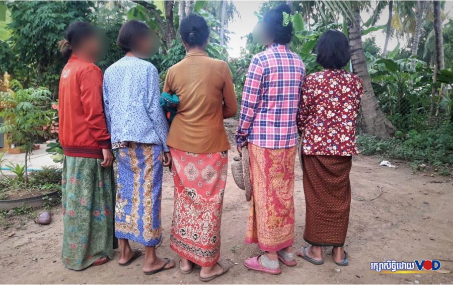 HIV-affected women in Battambang’s Roka commune, June 2019. (VOD/Saut Sok Prathna)