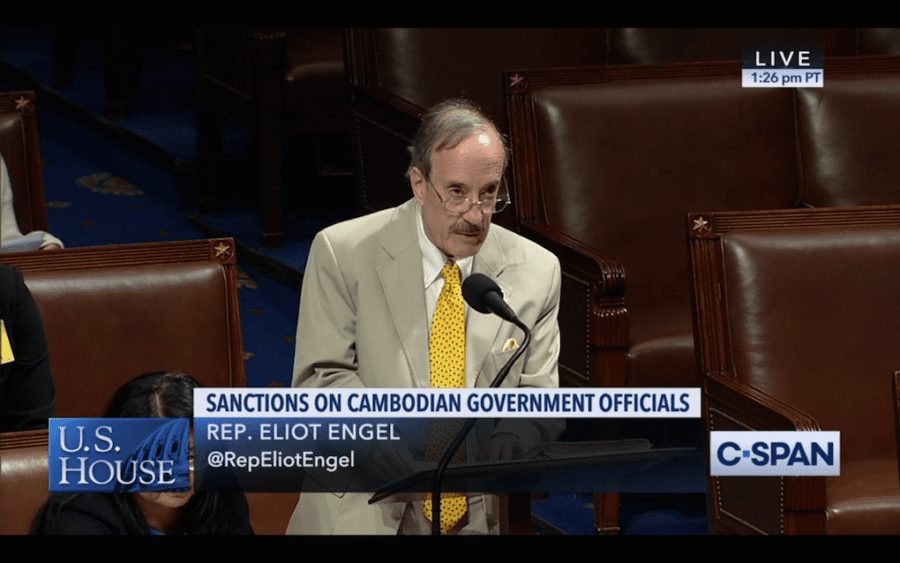 US congressman Eliot Engel speaks in the House of Representatives on July 15, 2019.