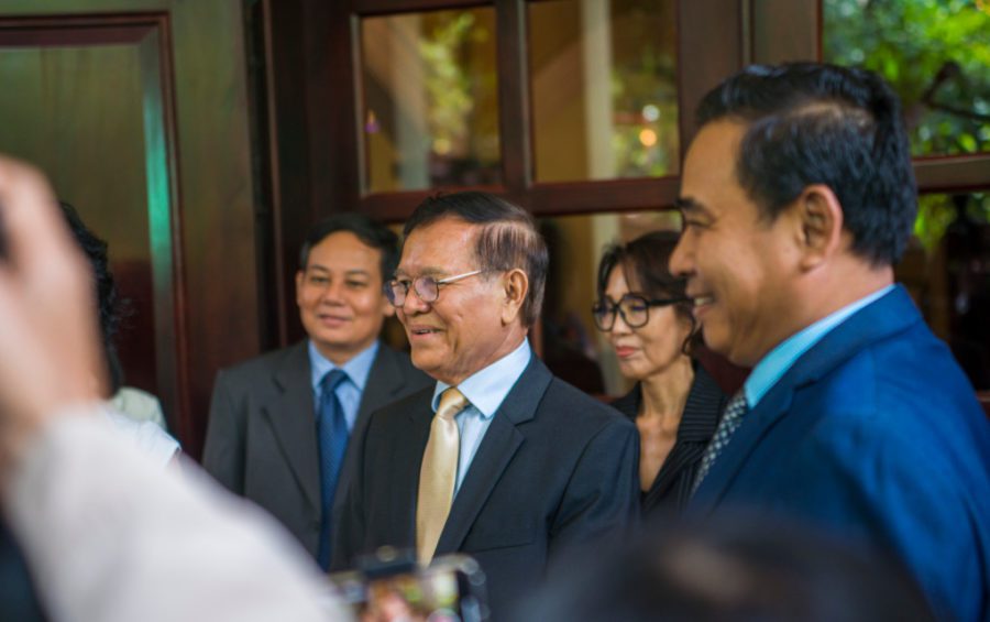 CNRP president Kem Sokha at his home in Phnom Penh on November 11, 2019. (Sanh Bun Hoeun/VOD)