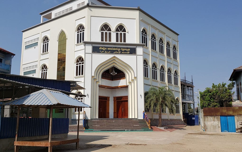 Phnom Penh's Prek Pra Mosque after the temporary ban on religious gatherings on March 19, 2020. (Danielle Keeton-Olsen/VOD)