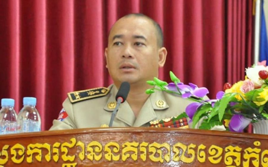 Kampot provincial police chief Mao Chanmathurith (National Police)