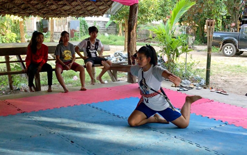 A l’bokator trainee, in Kampong Chhnang province’s Rolea Ba’ier district. (Hy Chhay/VOD)