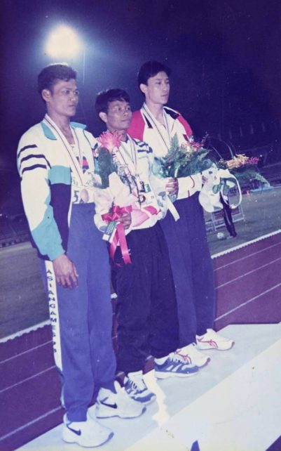 Chim Phan at his first international competition in Thailand