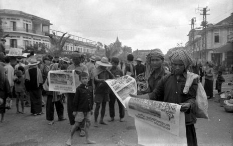 A photo taken in Takhmao on the second week of January, 1979, by the Vietnamese military press. (Documentation Center of Cambodia)