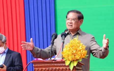 Interior Minister Sar Kheng was critical of other ministries for issuing licenses for drug precursor imports and called for a review on January 25, 2022. (Sar Kheng's Facebook page)