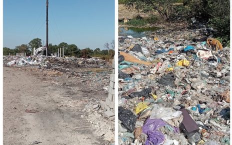The landfill site in Takeo's Samraong district. (Supplied)