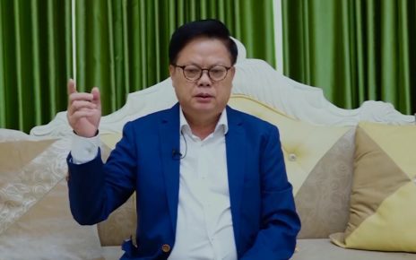 Local tycoon Duong Ngeap in a video he posted on February 7, 2022, alleging corruption in the court system.