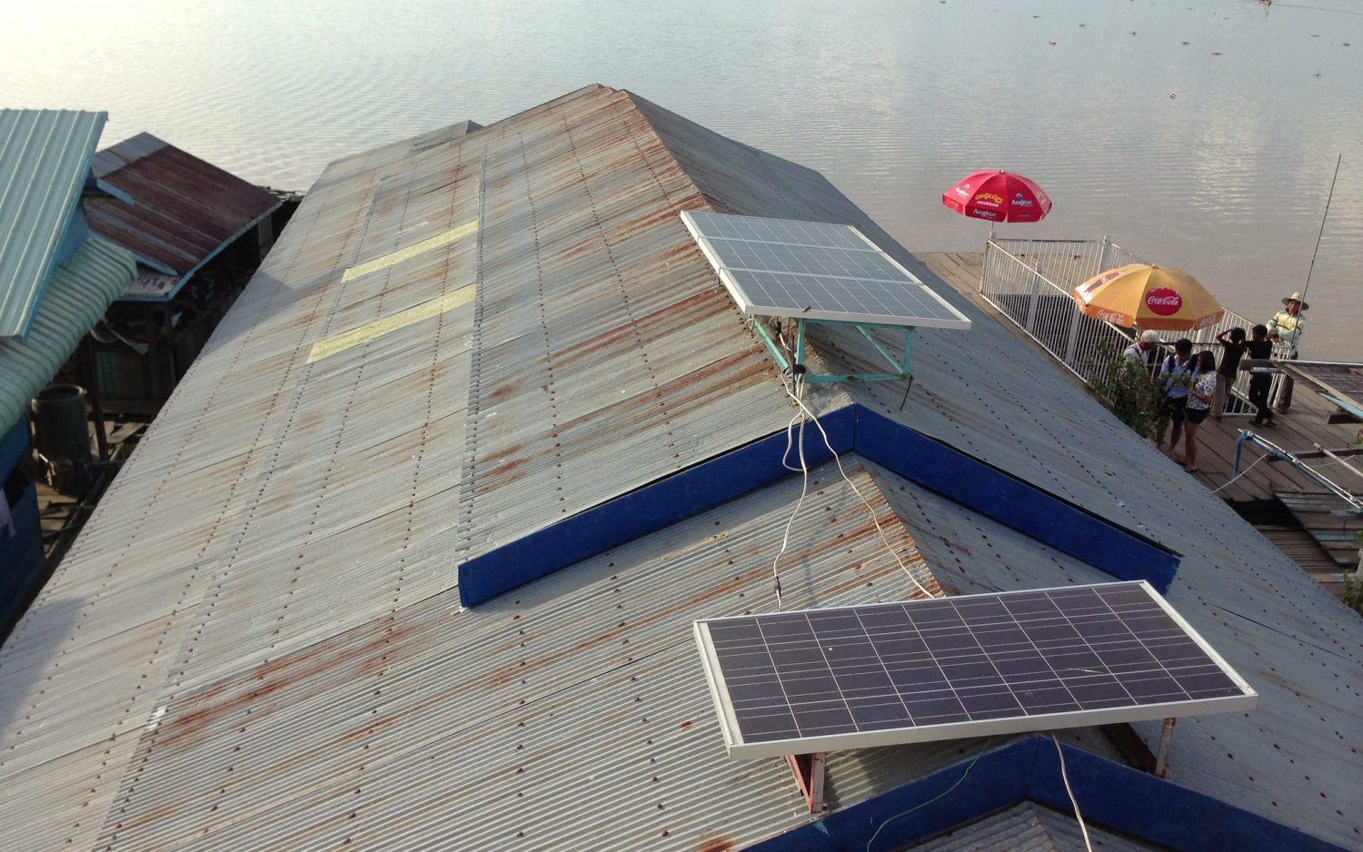 Solar panels in Siem Reap. (Karl Baron/Creative Commons)
