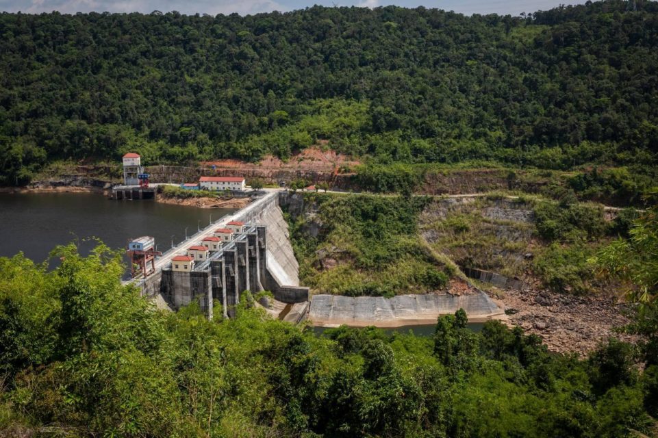 A dam in Koh Kong province, in April 2022. (Roun Ry/VOD)