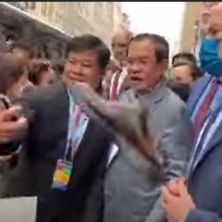 Hun Sen Vexed About US Shoe Throwing