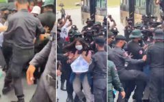 NagaWorld Protesters Kicked by Police as Negotiations Stall