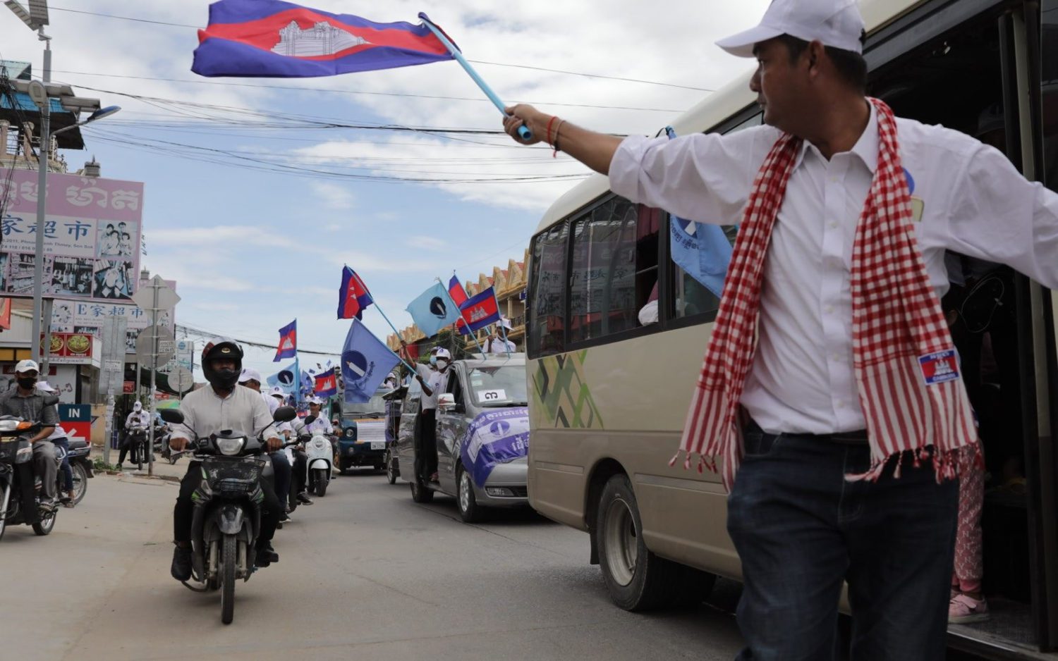 The Candlelight Party’s campaign rally in Phnom Penh on May 21, 2022. (Roun Ry/VOD)