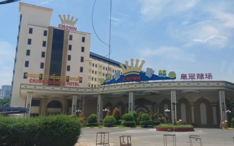 Crown casino in Bavet, Svay Rieng, on May 7, 2022.