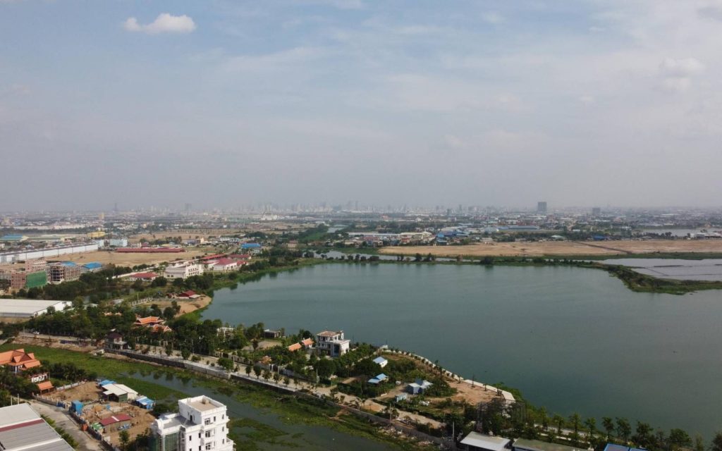 Phnom Penh’s Boeng Tamok lake in March 2022. (Danielle Keeton-Olsen/VOD)