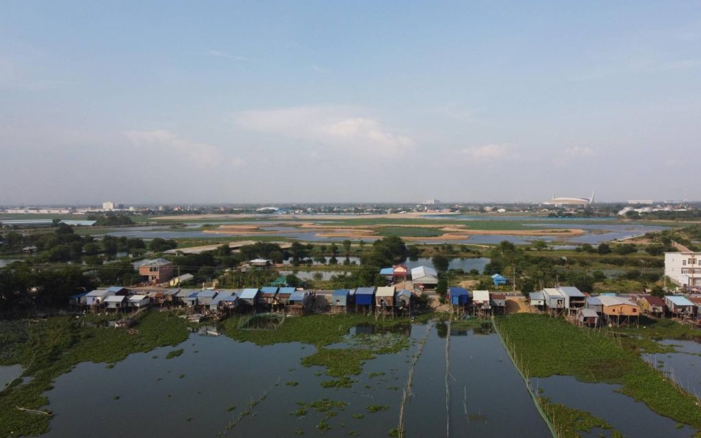 Phnom Penh’s Boeng Tamok lake in March 2022. (Danielle Keeton-Olsen/VOD)