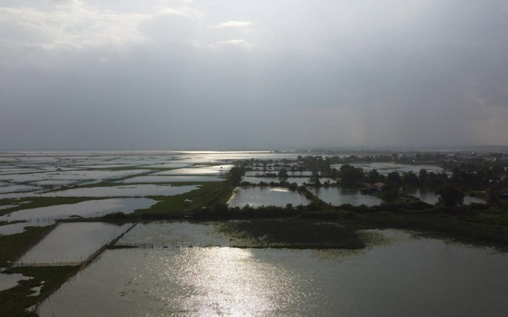 Phnom Penh’s Boeng Tamok lake in March 2022. (Danielle Keeton-Olsen/VOD)