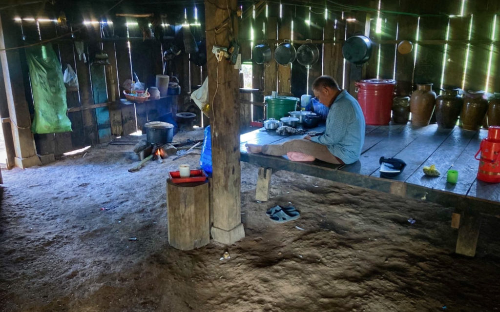 Dak Dam resident Trong Nhes in Mondulkiri’s O'Reang district on May 14, 2022. (Ananth Baliga/VOD)