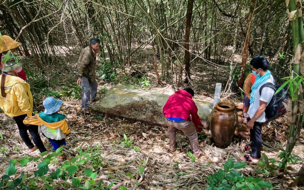 A Bunong grave in Mondulkiri’s Sen Monorom commune, in O'Reang district, in May 2022. (Ananth Baliga/VOD)