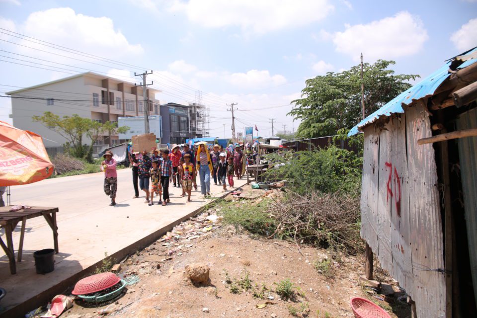 Boeng Tamok protesters in Phnom Penh on June 23, 2022. (Hean Rangsey/VOD)