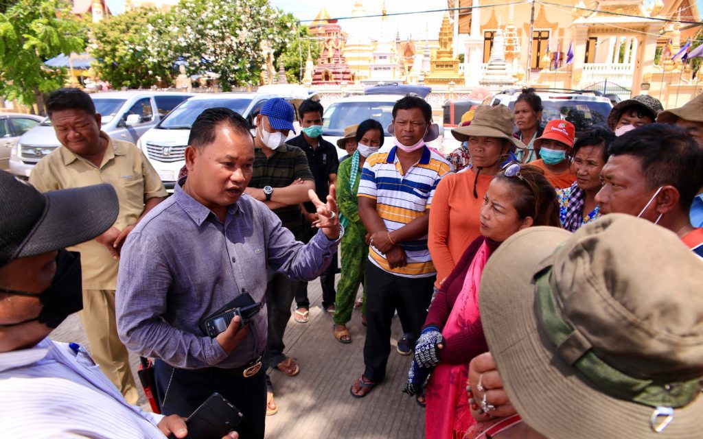 Boeng Tamok protesters at Phnom Penh’s Wat Botum on June 30, 2022. (Hean Rangsey/VOD)