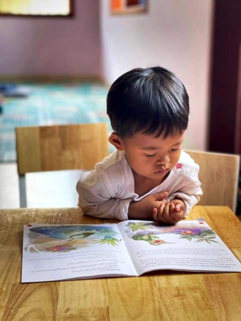 A child at the Chambak child-care center in Kampong Speu in June 2022. (Saroeun Phallika/VOD)