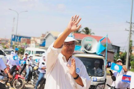 Cambodia National Love Party president Chiv Cata, in a photo posted to his Facebook page in June 2022.