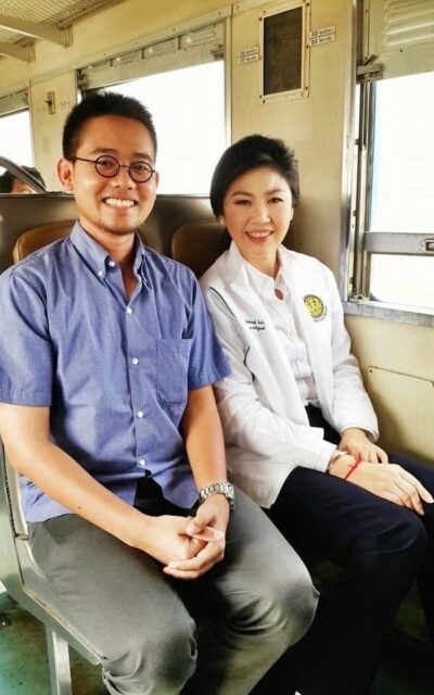 On June 21, 2022, Sitanun Satsaksit posted a photo of her brother Wanchalearm Satsaksit sitting on a train with former Thai prime minister Yingluck Shinawatra on Facebook and wished the ex-premier a happy birthday.