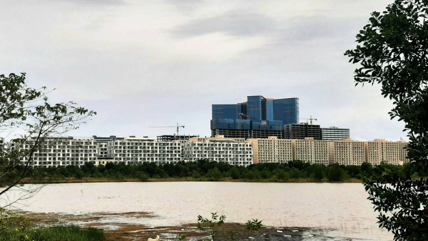 Sihanoukville’s Kaibo compound on August 6, 2022. (Michael Dickison/VOD)