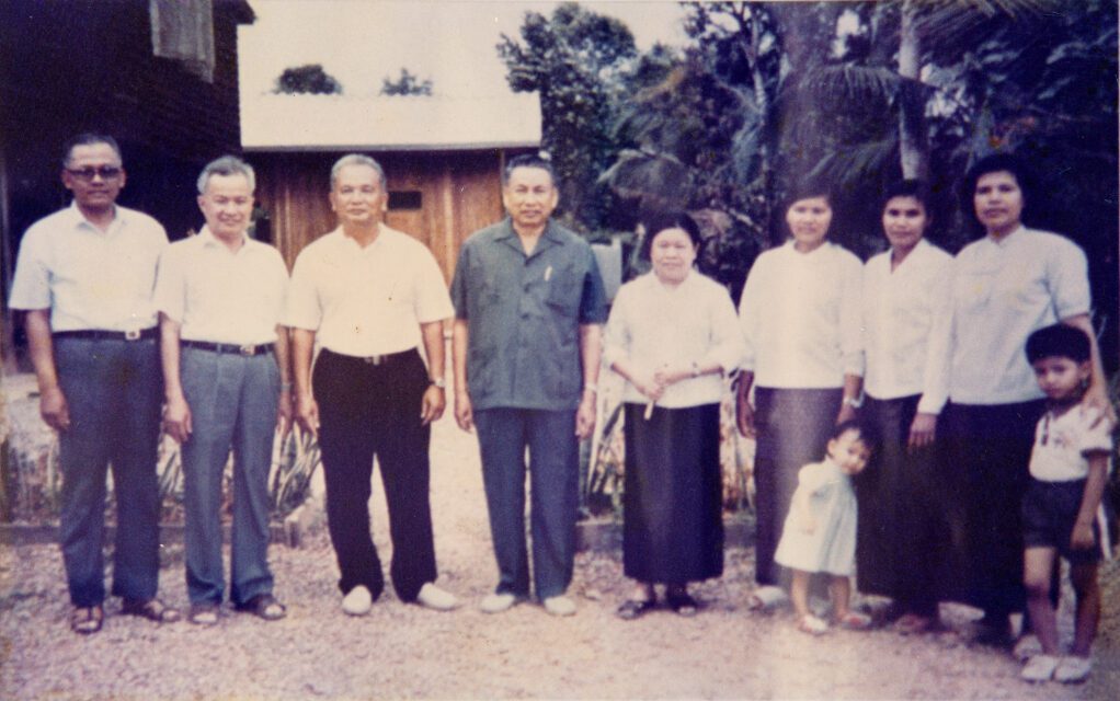 Son Sen, Khieu Samphan, Nuon Chea, Pol Pot​ and Yon Yat in the 1980s. (DC-Cam)